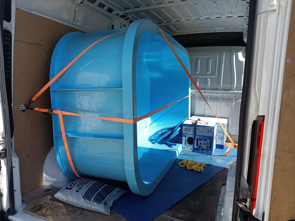 Mini piscina para terrazas